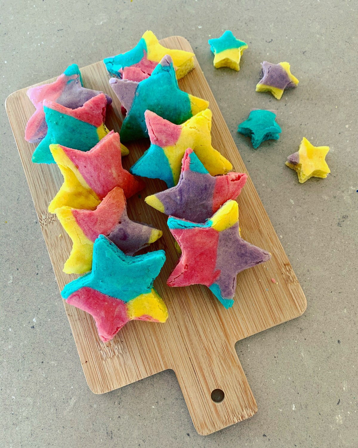 Rainbow Star Pancakes
